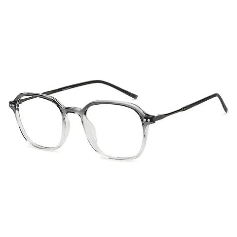 Gray Transparent Full Rim Square